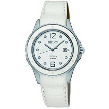 Seiko Reloj Mujer Analogico Cuarzo con Correa de Piel SXDE79P2