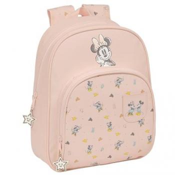 Mochila Escolar Minnie Mouse Baby Rosa 28 x 34 x 10 cm