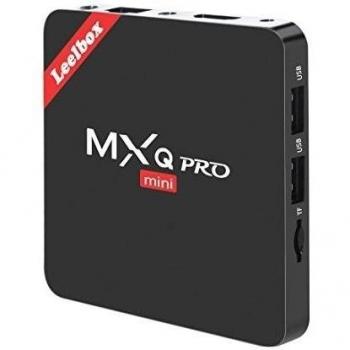 Leelbox MXQ PRO Mini Android TV Box , Smart TV Box Amlogic S905X 64bits 2K & 4K Quad Core Smart TV Box Android 6.0 1 GB RAM y 8 GB Flash Android Box Reproductor Multimedia Regalo de Navidad