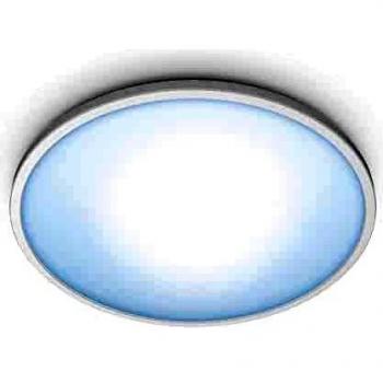 Philips WiZ SuperSlim LED Ceiling Light 14W 1300lm CCT White Ø24cm