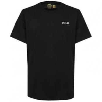 Polo Ralph Lauren Men's Black Liquid Cotton Crew Sleep T-Shirt