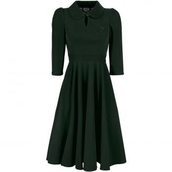 H&R London Vestido Glamorous Velvet Tea Vestido Verde oscuro