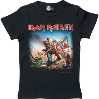 Iron Maiden The Trooper Camiseta de Niño/a Negro 128