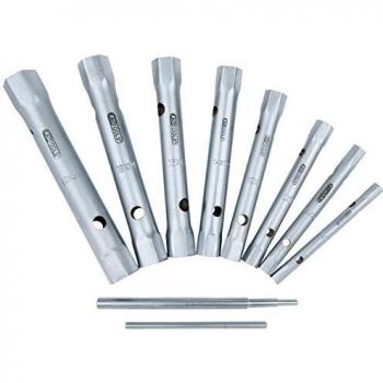 KS Tools 518.0900 - Pack de 10 piezas con llaves de vaso para tubos