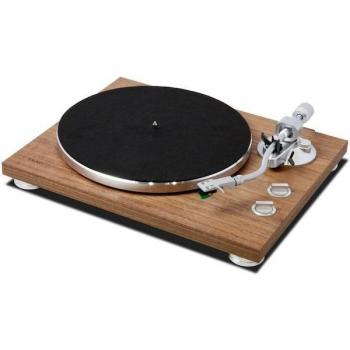Teac TN-400BT-X HiFi Bluetooth Turntable with Belt Drive (33/45/78 rpm, MM Pickup, Aluminium Die-Cast Plate) Walnut Brown
