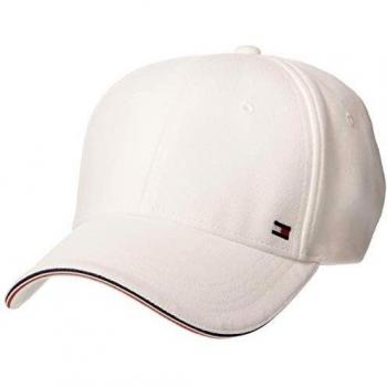 Tommy Hilfiger Elevated Corporate Cap Gorra de béisbol, Blanco