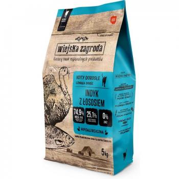 Wiejska Zagroda Cat Pavo con Salmón - 2 x 5 kg - Pack Ahorro