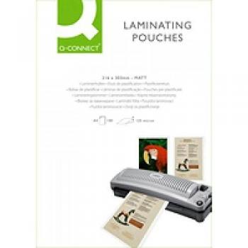 Q-Connect KF24055 Laminating Pouch A4 Matt 125-Micron