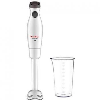 Moulinex Easychef DD45A1 - Batidora de mano, 450 W, 2 velocidades, cuchillas Zelkrom, color blanco