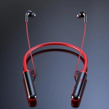 Auriculares Inalámbricos Bluetooth EARDECO con Banda para el Cuello, Estéreo de Graves, Pantalla LED y Resistencia de 60 Horas