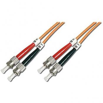 DIGITUS LWL PATCHKABEL ST -> ST 1.00M MULTIMODE DUPLEX OM2