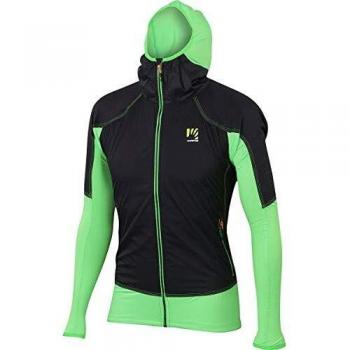 Karpos Lavaredo - Chaqueta para hombre, color verde fluorescente, negro