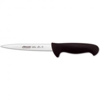 Arcos Serie 2900, Cuchillo Lenguado Flexible, Hoja de Acero Inoxidable Nitrum de 170 mm, Mango inyectado en Polipropileno Color Negro
