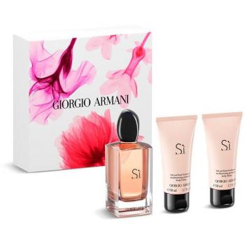 Giorgio Armani Sì Eau de Parfum 100ml Gift Set with Shower Gel 50ml and Body Lotion 50ml