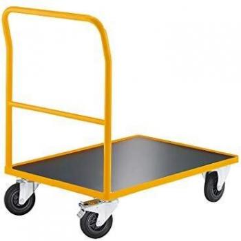 Carro de Plataforma Profesional Eurokraft Pro con Manija Fija - Dimensiones 1240 x 790 mm