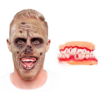 Dentadura Doble de Zombie Realista Fx
