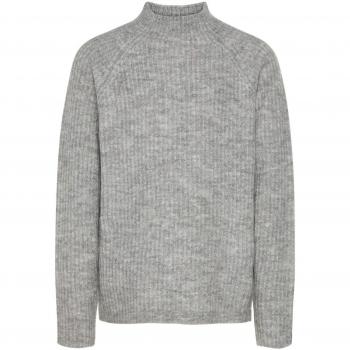 NAME IT Jersey DE Punto Cuello Alto NIÑA VOFIA - 134-140, Grey Melange
