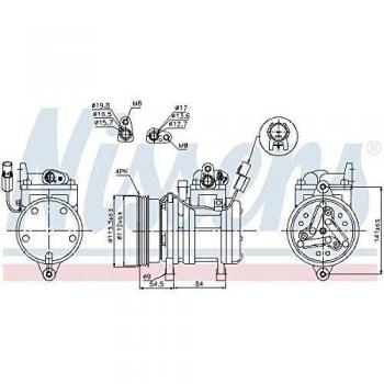 Nissens 89255 Sistemas de Aire Acondicionado