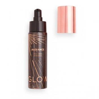 Make Up Revolution Glow Aceite Radiance Shimmer para Cara y Cuerpo Warm Bronze