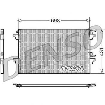 Condensador de aire acondicionado DENSO DCN23021 698x431x16 para RENAULT 8200332851 sin secador