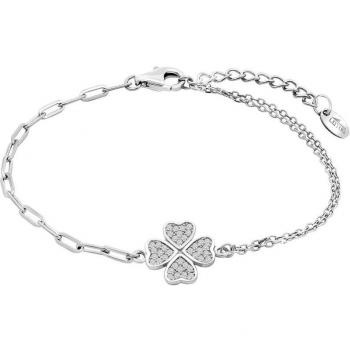 Pulsera Lotus Silver LP3643-2/1 Mystic de Plata con Circonita y Motivo Trébol para Mujer