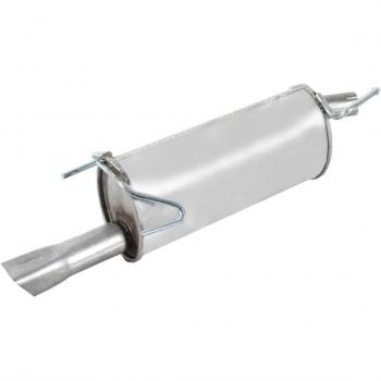 Silenciador trasero Bosal 185-969 con piezas de montaje, compatible con vehículos, fabricado en acero inoxidable, diseño de alta resistencia y reducción de ruido optimizada