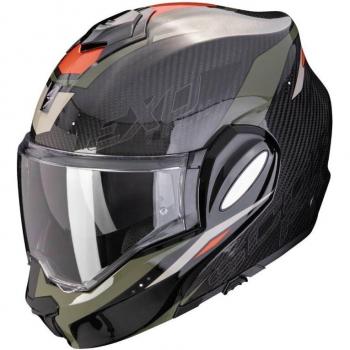 Casco EXO-TECH EVO CARBON ROVER Negro-Verde (XS 54 55)