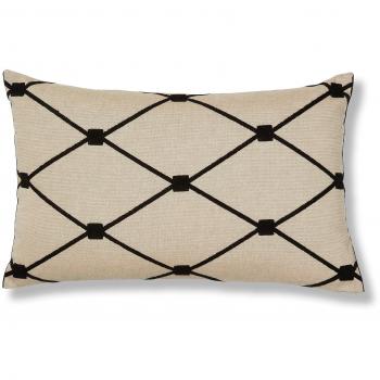 Kavehome cojn marquis 30x50 cm negro