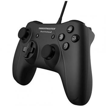 Thrustmaster Dual Analog 4 Gamepad para PC, controlador USB con diseño ergonómico, dos joysticks analógicos, botones de acción sensibles a la presión, compatibilidad con juegos de PC y plug-and-play