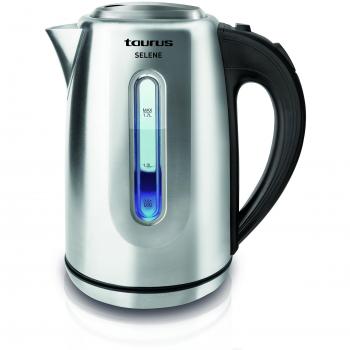 Taurus Selene Hervidor de agua, 2200 W, 1,7 litros, cuerpo de inox, color gris