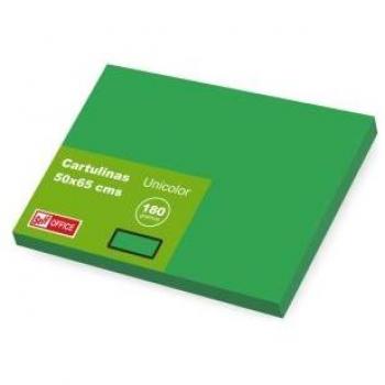 Cartulina Liderpapel Verde Navidad 50x65cm 180g/m² Paquete de 25 Hojas