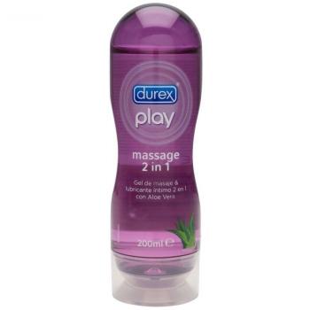 Durex Play 2 en 1 Gel de Masaje y Lubricante con Aloe Vera 200ml