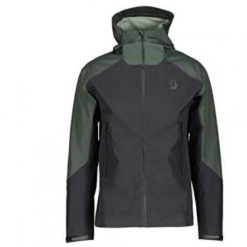 Chaqueta impermeable Scott Explorair Light Dryo 3L para hombre, color negro, talla L