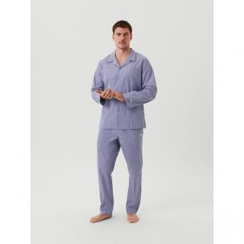 Björn Borg Core Thomas Mason Poplin Pyjama Set Blue, XL