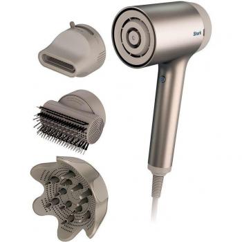 Secador de pelo Shark HD120SLEU Style iQ 1600W con 3 accesorios moldeadores, color Champagne