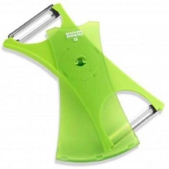 KUHN RIKON pelador 2 en 1, Acero Inoxidable, Verde, Centimeters