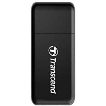 Transcend RDF5 USB 3.0 SD/MicroSD Card Reader, Black
