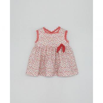 Vestido de bebé niña estampado de tomates