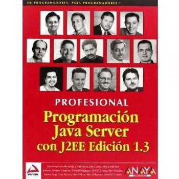 PROGRAMACIÓN JAVA SERVER JZEE. EDICIÓN 1.3. PROFESIONAL