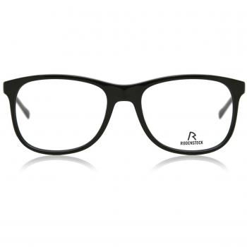 Montura de Gafas Rodenstock R5306 para Hombre, Color Negro, Tamaño 55, Lentes Recetadas