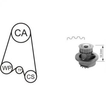 Bomba de agua + kit de correa de distribución AIRTEX WPK-116401 para OPEL Astra G CC, Corsa B 3/5 puertas, Astra F CC