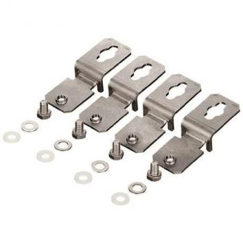 Soporte de Montaje en Pared AW41 de Acero Zincado - 4 Piezas