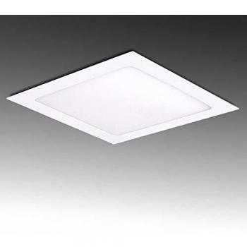 Greenice | Placa de LEDs Cuadrada 225Mm 18W 1350Lm 30.000H | Lámpara LED | Downlight LED | Panel LED Techo | Oficina, Fábrica, Pasillos, Baños | Blanco Frío