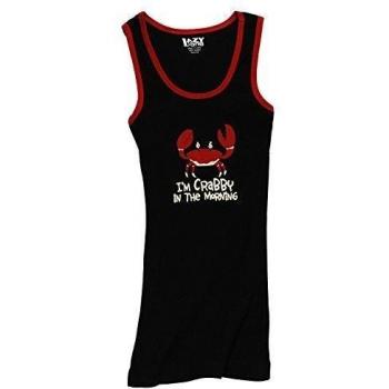 LazyOne Unisexo I'm Crabby Pijama Camesita Sin Mangas Adulto XL