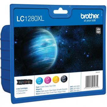 Cartucho Original de Tinta Amarillo Brother LC1280XLY para MFC-J5910DW / J6510DW - Capacidad 1200 Páginas
