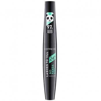 Máscara de Pestañas Catrice Lashes to Kill 24h No Panda Eyes 010 Resistente al Agua 10ml