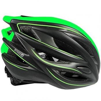 RYMEBIKES Casco Elite - Verde Fluor, M/L 58-61 CM