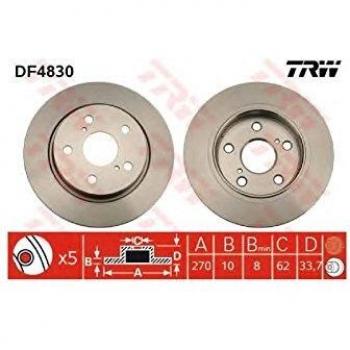 TRW Automotive AfterMarket DF4830 Brake Disc