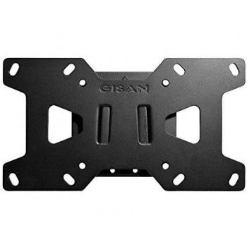 Gisan AX103 - Soporte de Pared Fijo en Acero para TV LED/LCD, Capacidad Máxima 20 kg, VESA 200 x 100 mm, Color Negro