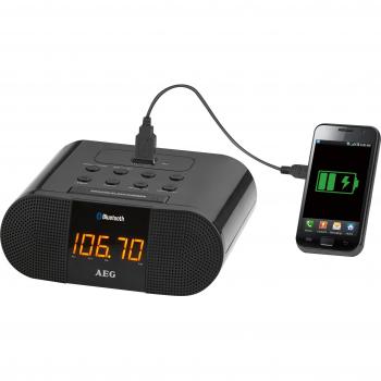 AEG MRC 4132 - Radiodespertador de 10 W